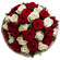 букет из красных и белых роз. Киев