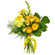 Желтый букет из роз и хризантем. Киев